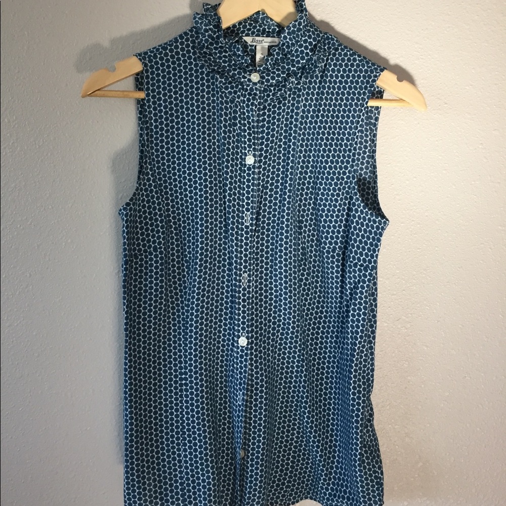 Bass sleeveless shirt S